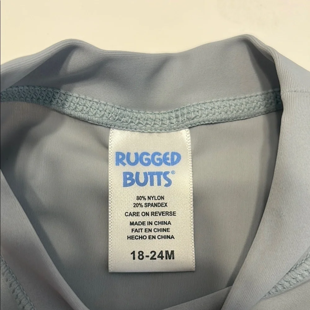Rugged Butts Light Blue Baby Top